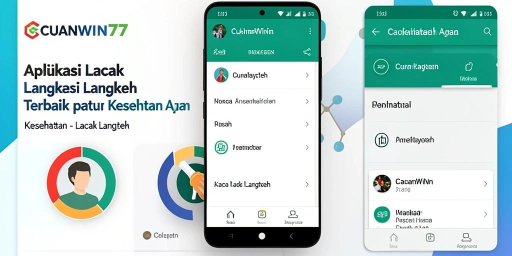 Tampilan antarmuka CUANWIN77 yang menampilkan fitur Lacak Langkah.
