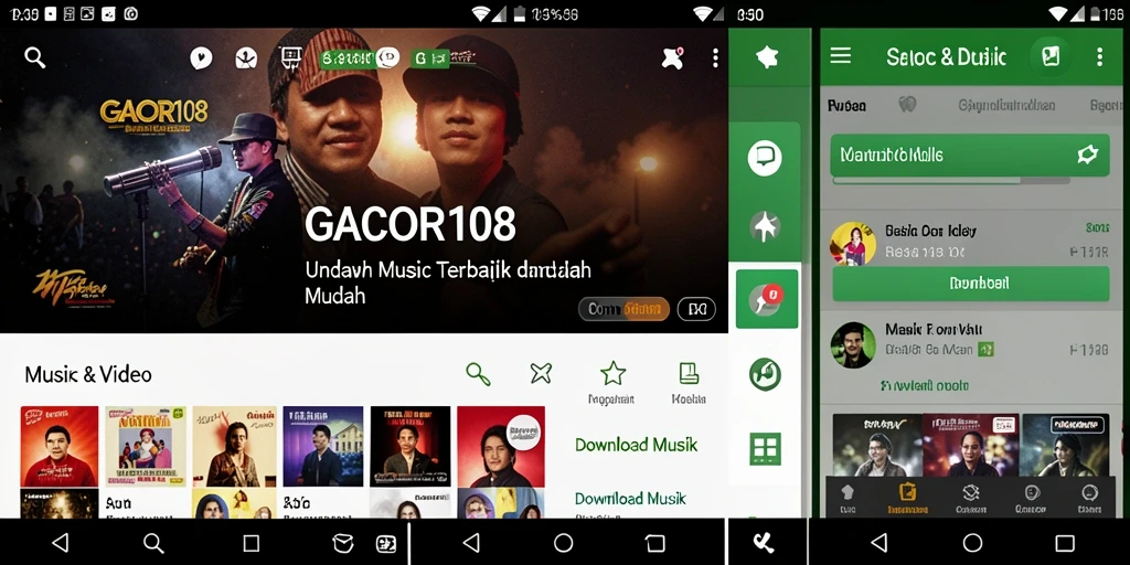 Tampilan antarmuka GACOR108 untuk Download Musik yang intuitif.