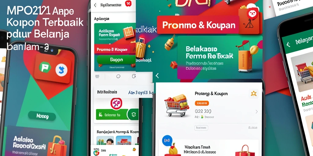 Tampilan antarmuka aplikasi MPO2121 yang user-friendly untuk promo dan kupon.